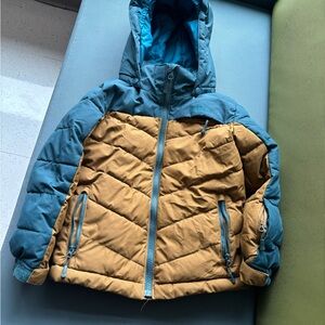 Kamik Kids Blue and Tan Puffer Jacket